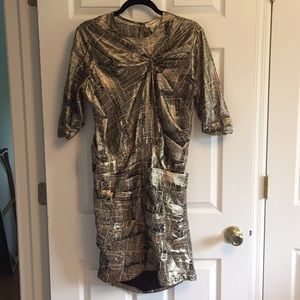 Isabel Marant for H&M metallic dress.